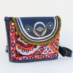 Kutchi Embroidery With Handwoven Design Sling bag