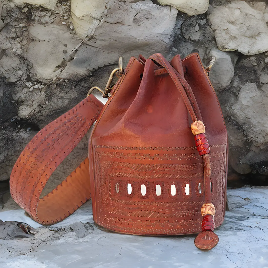 image_t5v Genuine Leather Potli bag - Image 1