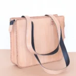 Skinny | Handstitched design Genuine Leather Handbag - Image 3